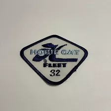 Hobie Cat Fleet 32 Rare Vintage Original Patch Sailors Sailing Catamaran Boats