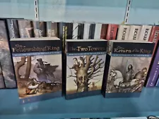 houghton mifflin lord of the rings OOP paperback set beautiful covers JR Tolkien