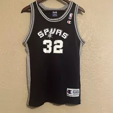 Vintage Sean Elliott #32 San Antonio Spurs Champion Jersey YOUTH KIDS Size XL