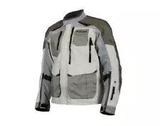 KLIM Sample Men's Carlsbad Adventure Motorcycle Jacket -Size SM- Cool Gray