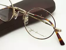 John Lennon Glasses Gold Brown Made in Japan Titanium Frame Popular Model New