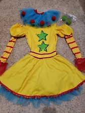 Spirit Halloween Costume Killer Klowns Shorty Complete Outfit Sz Small 4-6 Woman
