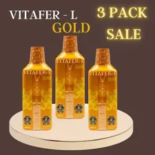 VITAFER-L GOLD 3 PACK SALE *Multivitamin for Men and Women* on sale* 500 ml EACH