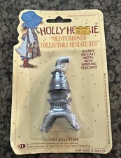 Vintage 70's Holly Hobbie Miniatures Metal Die-Cast POT BELLY STOVE No. 9