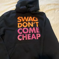 Nike Apparel “Swag Don’t Come Cheap” Hoodie Men Size Medium