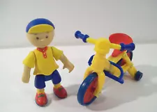 PBS Kids Caillou 3" Action Figure with Bicycle, Cinar