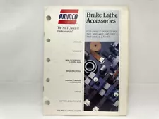 1989 Ammco Brake Lathe Accessories Original Sales Catalog