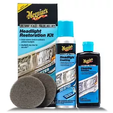 Meguiar's G2970 Two Step Headlight Restoration Kit for Car & Auto Detailing