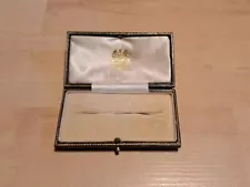 ANTIQUE JEWELRY/DISPLAY-STORAGE BOX FOR STICK PIN OR SIMILAR JEWELRY