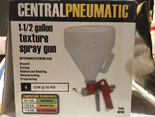 Central Pneumatic 1-1/2 Gallon Texture Spray Gun #66103 Paint Sprayer