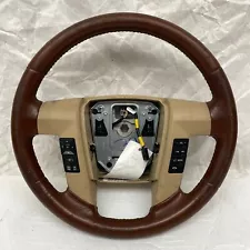 2009-2014 Ford F150 King Ranch Steering Wheel Cruise Audio Control OEM Brown (For: 2009 Ford F-150 King Ranch)