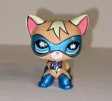 AUTHENTIC 2009 LPS Littlest Pet Shop Comic Con Cat Loose Superhero RARE