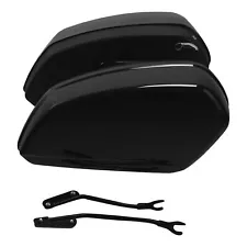 Vivid Black Saddlebags Bags Fit For Harley Softail Low Rider ST FXLRST 2022-2024