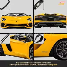 Scopione Carbon Fiber Full Body Kit for Lamborghini 18-21 Aventador S LP740-4