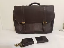 Samsonite 457981139 Leather Flapover Case Double Gusset