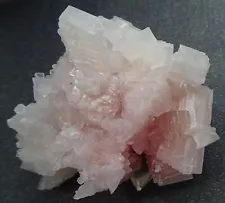 Pink Hoppered Halite Crystals, California- Mineral Specimen for Sale