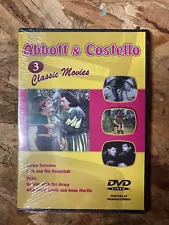 Sale!!-Brand New Abbott & Costello and Lewis & Martin: 3 Classic Movies (DVD)