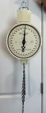 Vintage American Family Scale 60 Pounds Hanging Decorative Scale And Chains