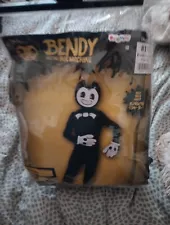 Bendy and the Ink Machine Kids Halloween Costume XL with Accessories Used