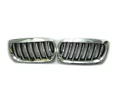 SALE- X3 E83 MK1 2003-2006 PRE-FACELIFT 5D M6Look GRILLE Chrome/Black for BMW (For: 1987 Mercedes-Benz 300E)