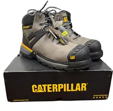 Caterpillar Mens 14 Excavator Superlite WP Composite Toe Work Boot Pewter P91197