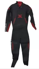 XTERRA Men's Vector Pro Long Sleeve Triathlon Black/Red Wetsuit Size Small NWT