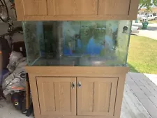 90 Gallon Fish Tank, Includes Base, Hood And Refugium