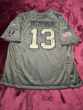 Odell Beckham Jr NYG "Salute to Service" Nike Limited Vapor On Field jersey 2XL