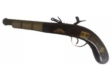 Vintage Wooden & Bronze Cap Gun - A Collector's Delight