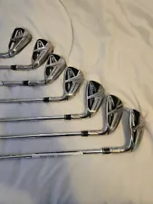 TaylorMade Sim Max OS 5-PW+AW Iron Set Steel KBS Max R 85 Regular Flex