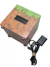 Minecraft Alarm Clock By Paladone And Mojang Plays Minecraft Music W/ac Cord