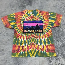 Vintage Grateful Dead Deadagonia Rare Patagonia Parody T-shirt Size XL Band Tee