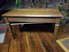 Walnut Piano Bench