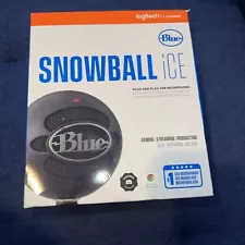 Blue Snowball iCE USB Mic for Recording & Streaming on PC & Mac - Black