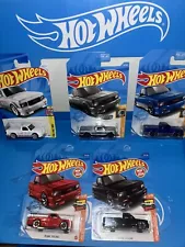 LOT OF (5) '91 GMC SYCLONE HOT WHEELS,ZAMAC,RED,BLACK,BLUE,WHITE!!!!!!!!!!!!!!!