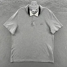 New ListingLacoste Polo Shirt Mens XL 6 Gray Golf Tennis Rugby Crocodile Logo Polo Shirt