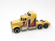 Traffic Stoppers Diecast Yellow Kenworth Semi Truck Tractor HO