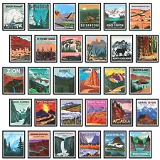 30 Pieces Vintage National Park Posters National Park Art Prints Nature Wall New