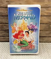 Vtg Disney Classic Black Diamond The Little Mermaid BANNED Cover '89 VHS 913 #1