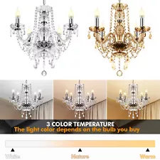 Elegant Crystal Candle Chandelier Crystal Decoration Home Ceiling Pendant Light