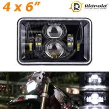 For Suzuki DRZ400SM DRZ400S DRZ400 Motorcycle 4x6" LED Headlight High Low Beam (For: Suzuki)