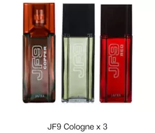 Jafra Jf9 Cooper, JF9 Red JF9 Green ALL 3 FRAGRANCES FOR MEN Trio De Fragancias