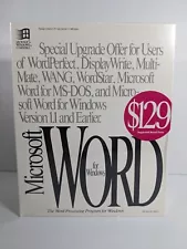 Microsoft Word 2.0_The Word Processor For Windows_5.25" High Density Disks