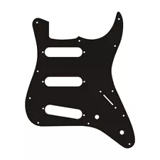 For US Fender Squier 3/4 Size Electric Guitar Kids Mini Strat Pickguard, Black