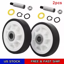 For Maytag Dryer Roller Wheel Drum Support Kit 303373K 12001541 312948 2 Pack