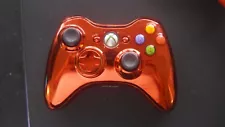 Official (Custom) OEM Original Microsoft Xbox 360 Wireless Controller RED Chrome