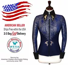 Toby's Western Showmanship Horsemanship Pleasure Show Jacket Shirt Rodeo Queen