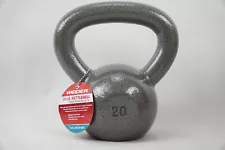 Weider, 20lb Cast Iron Kettlebell with Hammertone Finish, Free Shipping