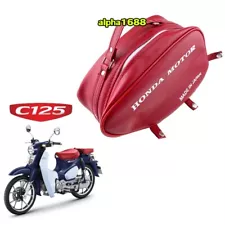 New Bag "RED Color" For Honda C125 Super Cub Leather Accessories Motorcycle