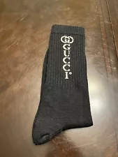 New Gucci GG Logo Socks Size M